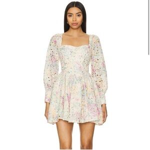 Bardot Lila Flounce Dress